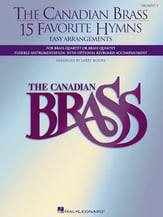 CANADIAN BRASS 15 FAVORITE HYMNS SCORE cover